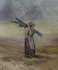 Die Reisigsammlerin von Heinz Geilfus